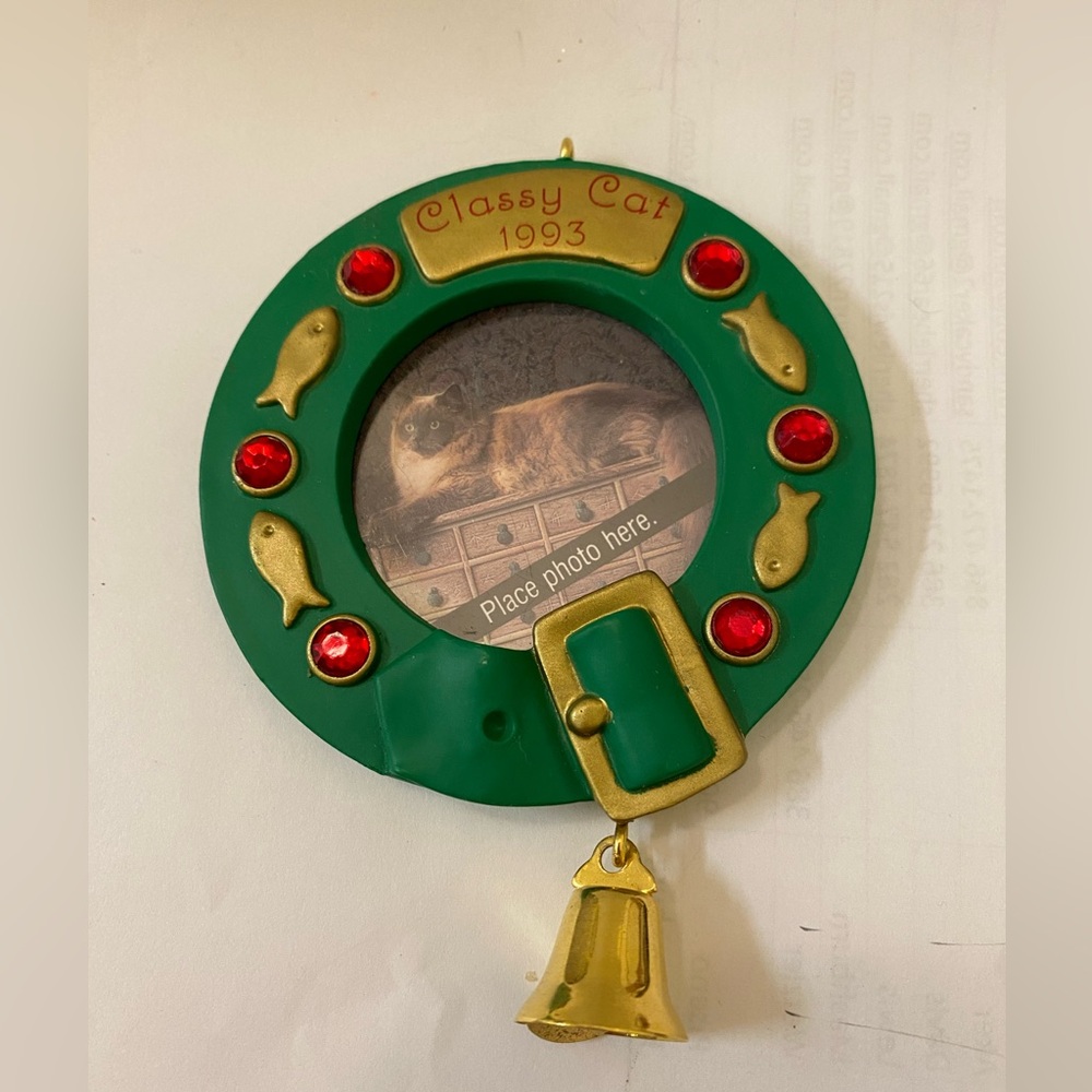 Cat Photo Ornament 1993